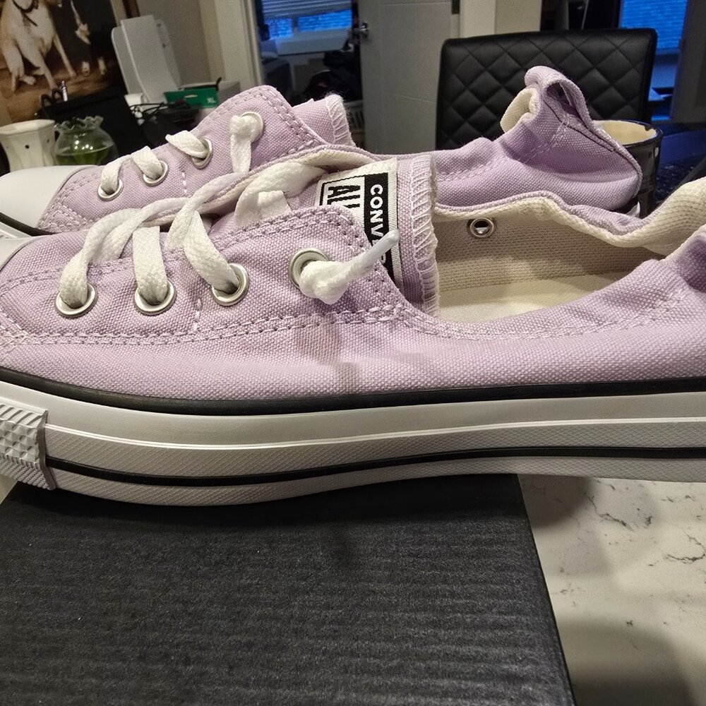 Converse Chuck Taylor All Star Shoreline Slip Womens Casual Shoes Sz 6 Amethyst